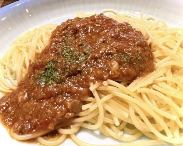 濃厚ミートパスタ